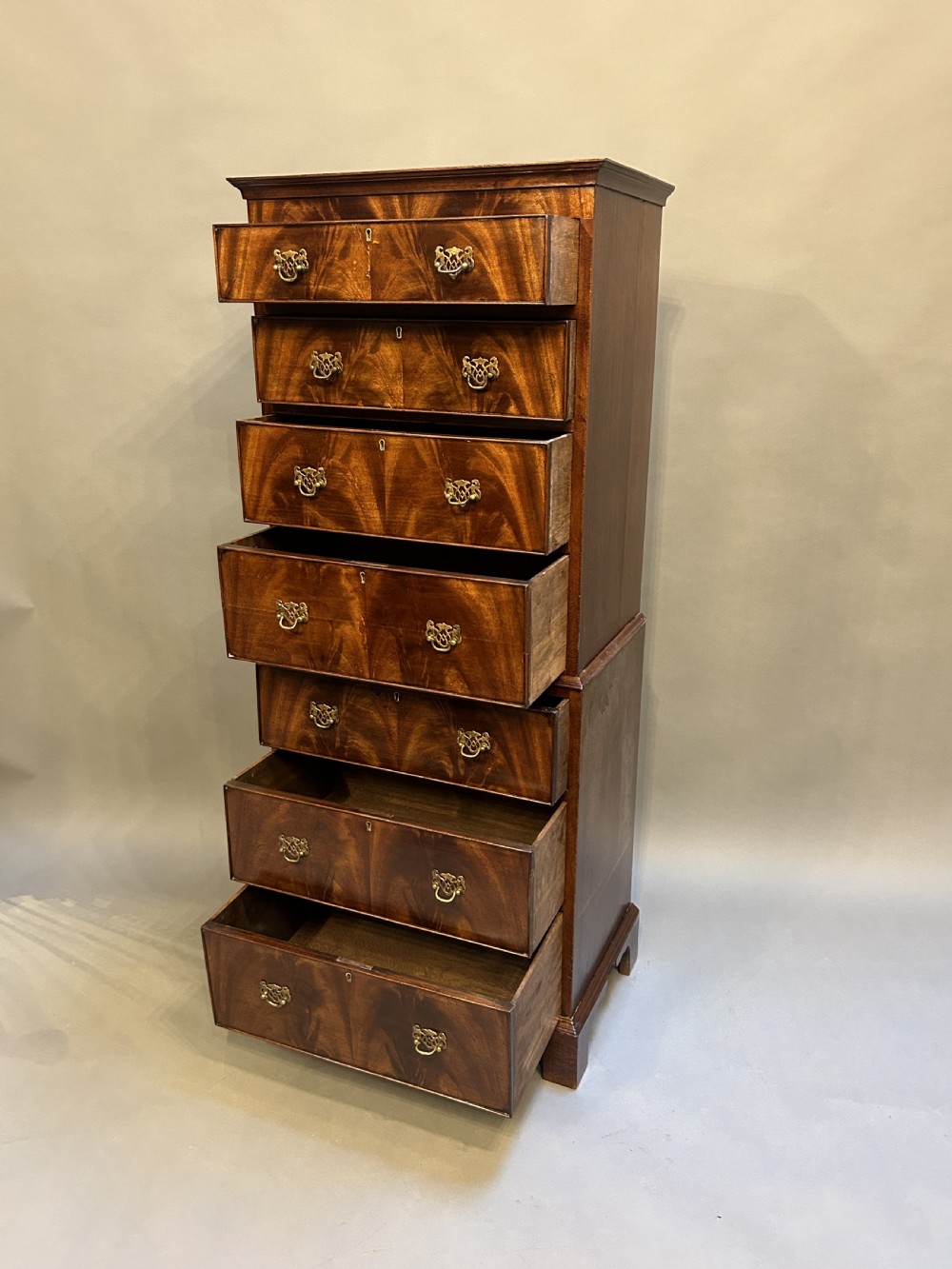 Georgian Revival tallboy chest on chest View IV