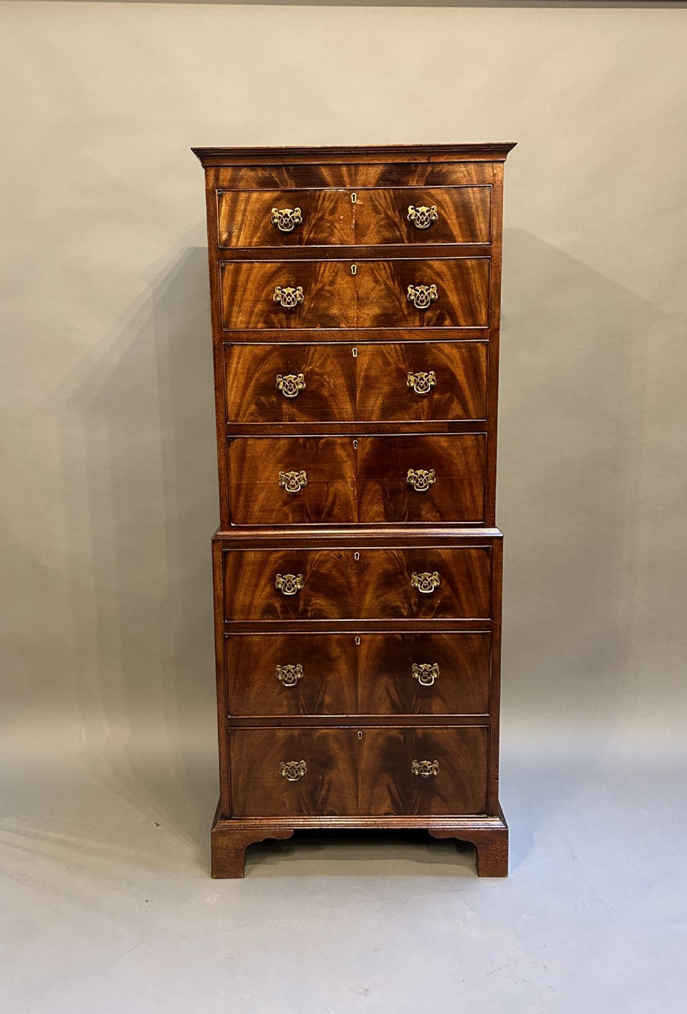 Georgian Revival tallboy chest on chest View VI