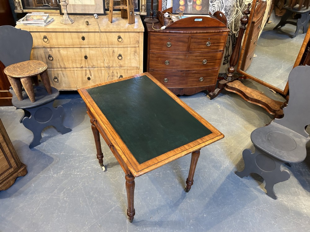 Victorian library writing table by Heals View V