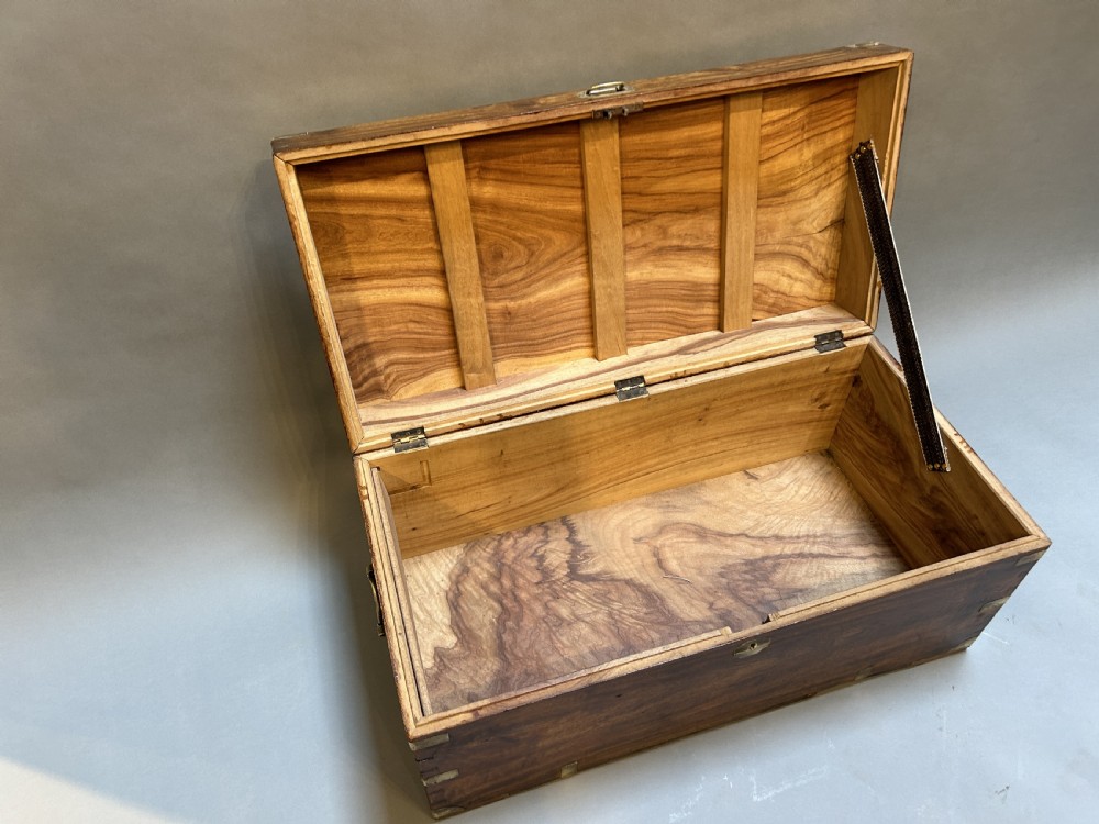 Campaign camphor trunk chest View VI