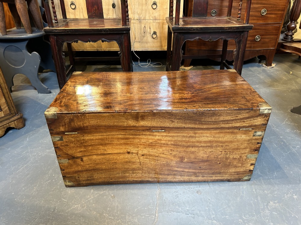 Campaign camphor trunk chest View VIII