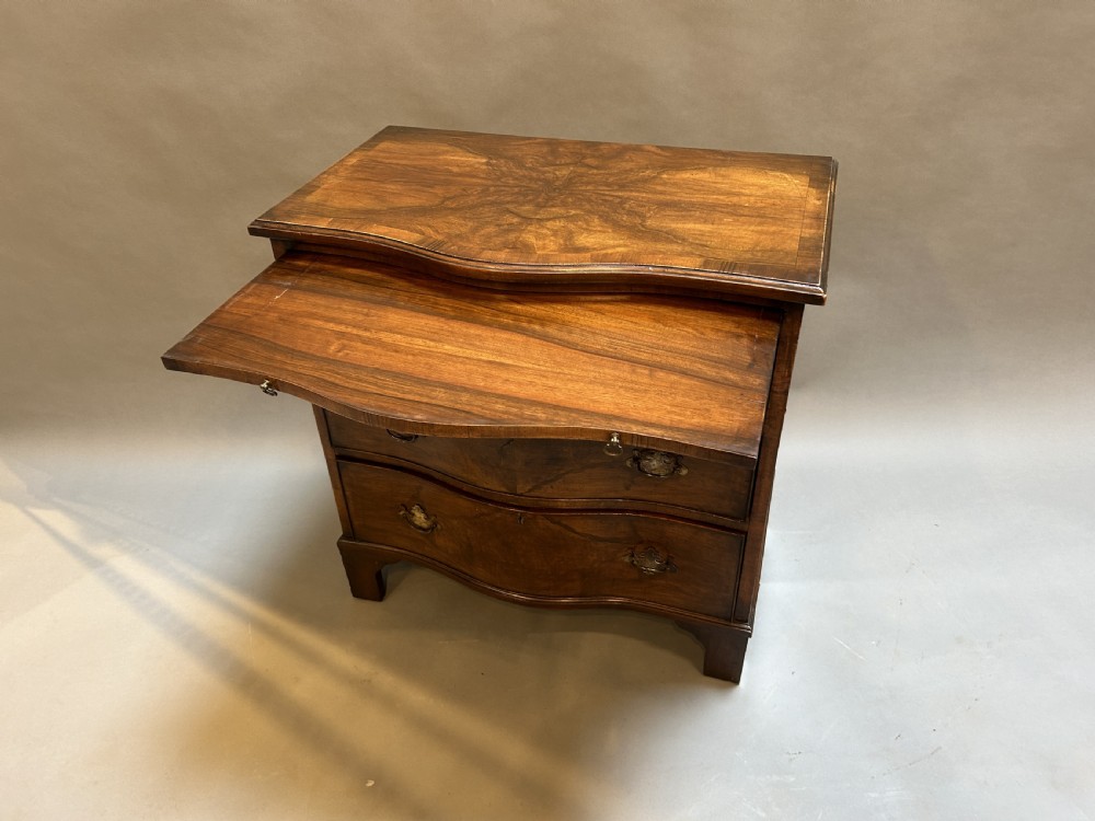 George III Revival Serpentine Small Chest Of Drawers View IV
