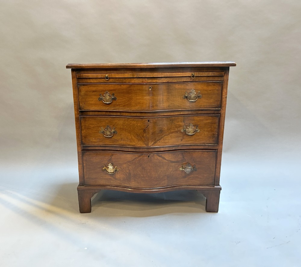 George III Revival Serpentine Small Chest Of Drawers View V