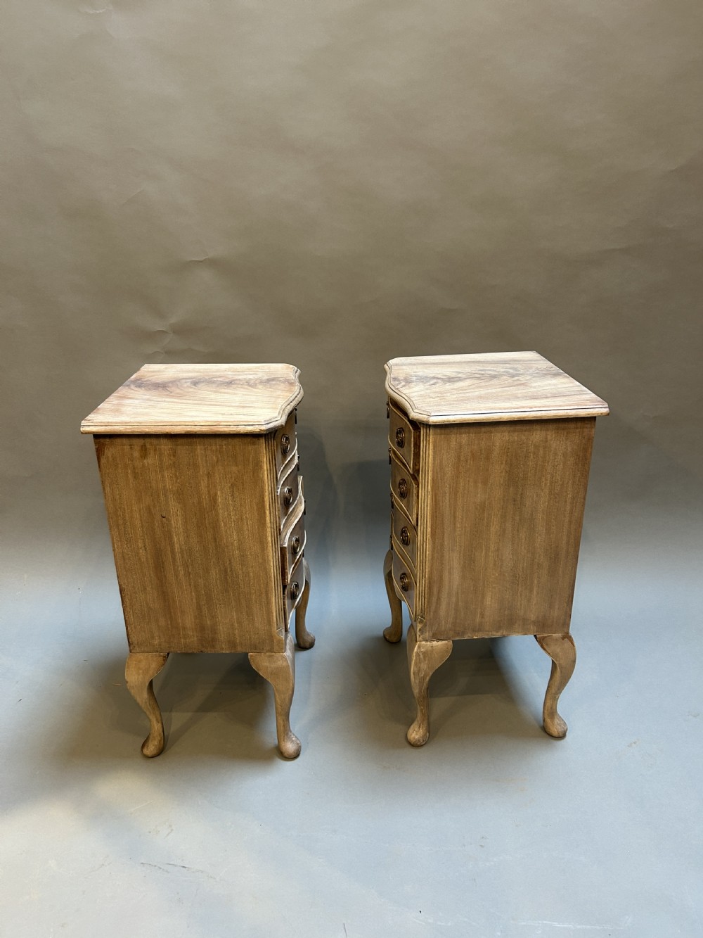 Pair Georgian Revival  Bedside Tables View IV