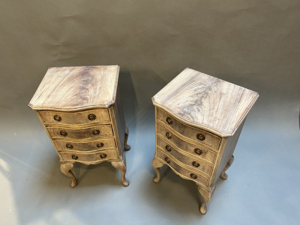 Pair Georgian Revival  Bedside Tables View V