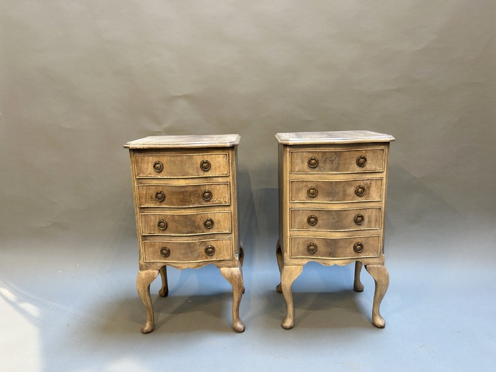Pair Georgian Revival  Bedside Tables View VII