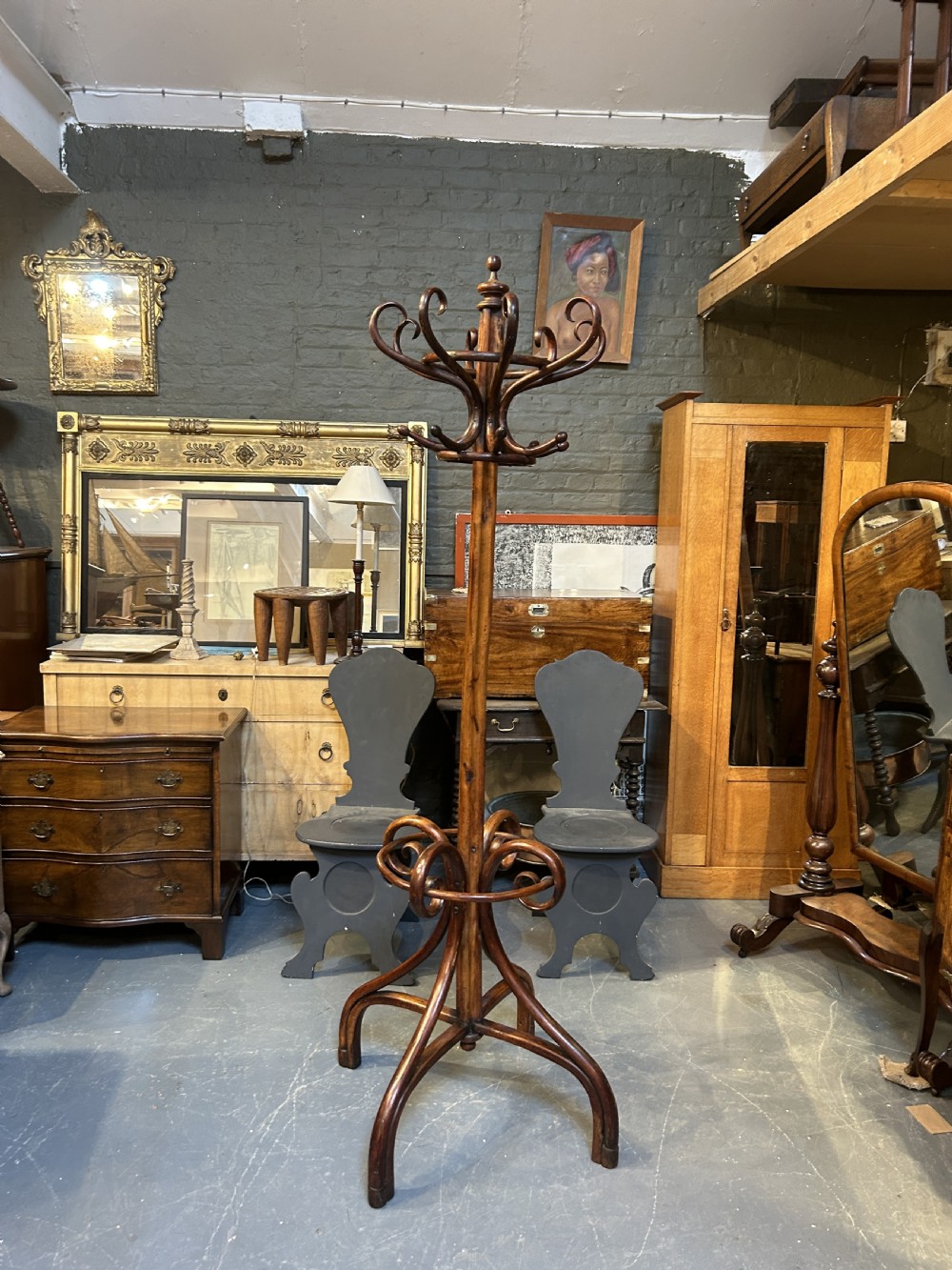 Large Bentwood Hat Coat Stand View II