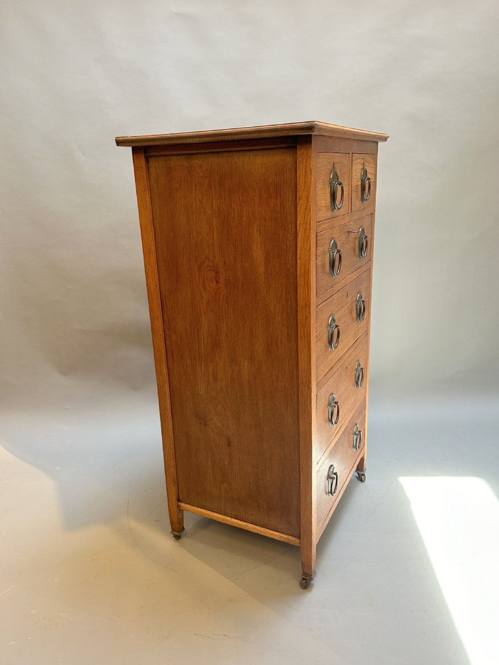 Arts & Crafts Pillar Chest Of Drawers, Liberty & Co View II
