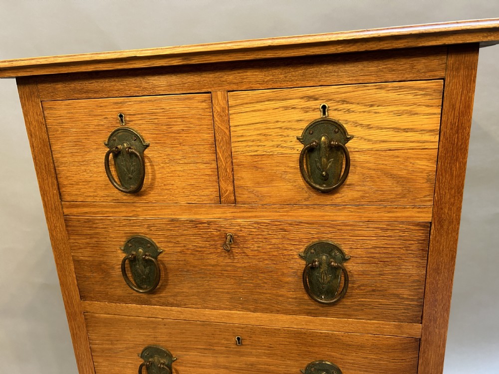 Arts & Crafts Pillar Chest Of Drawers, Liberty & Co View VIII