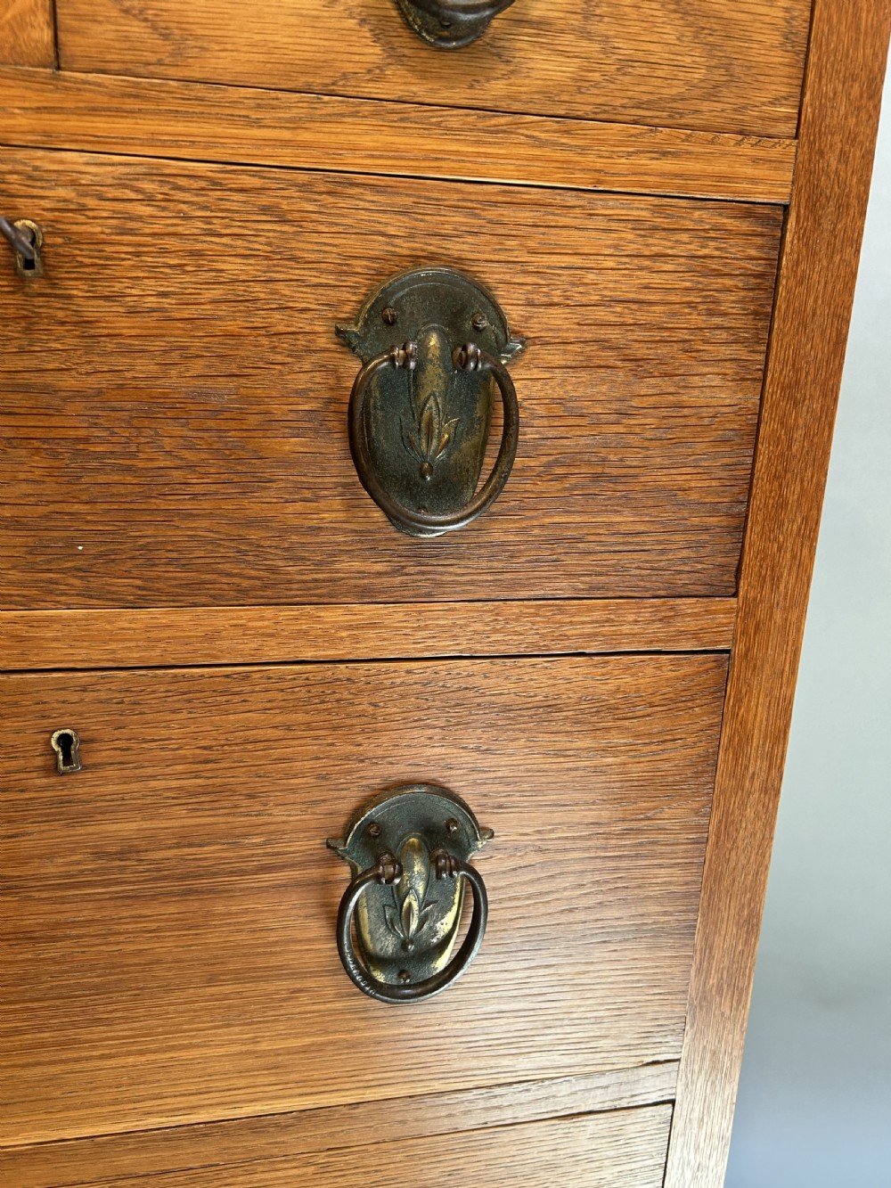 Arts & Crafts Pillar Chest Of Drawers, Liberty & Co View XII