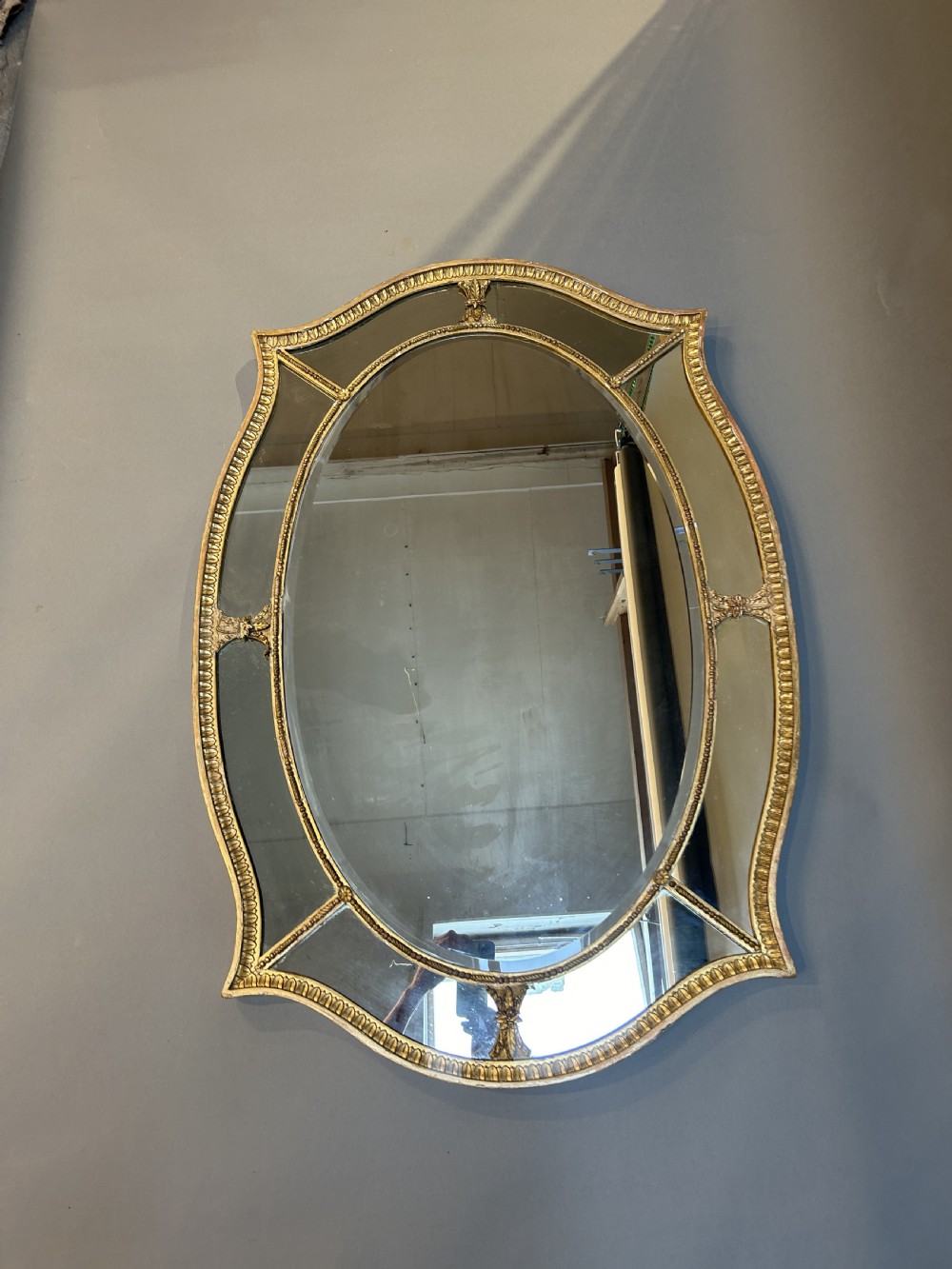 George III Gilt Overmantel Mirror