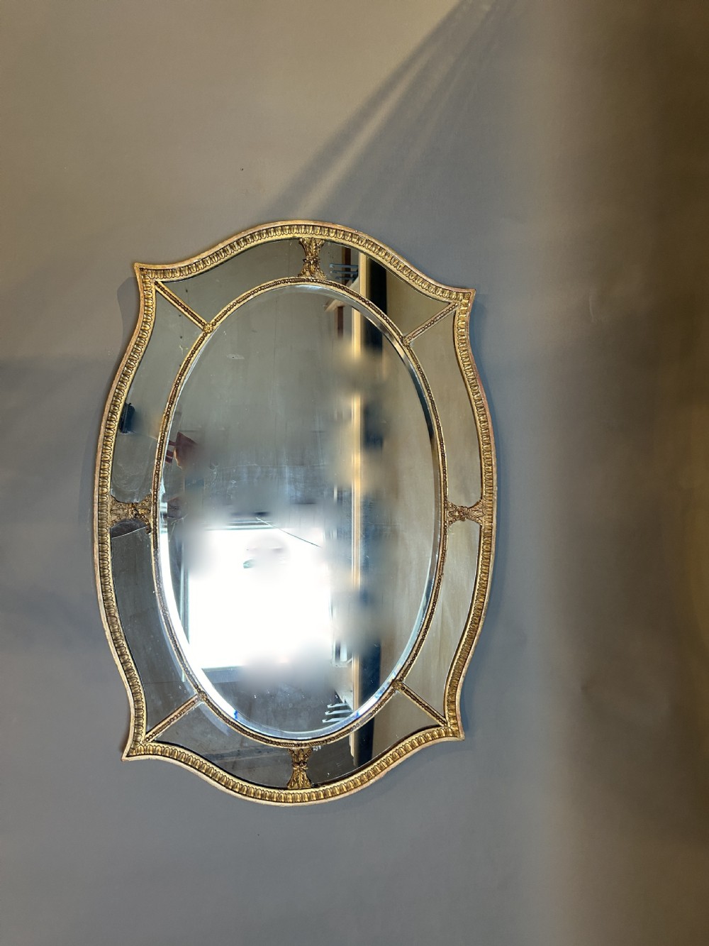 George III Gilt Overmantel Mirror View II