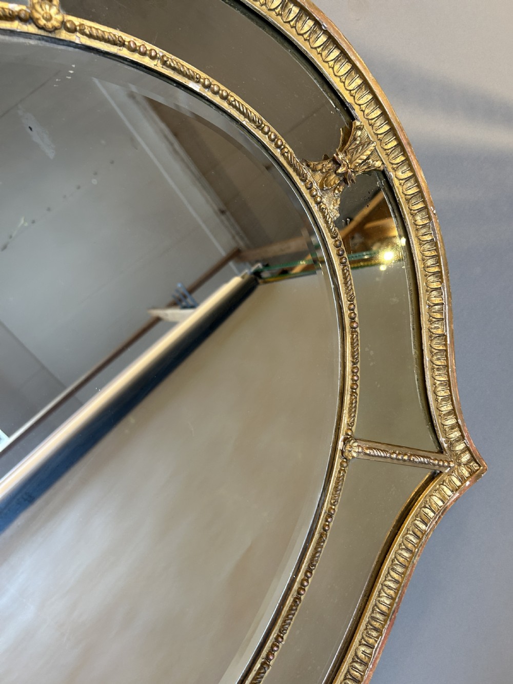 George III Gilt Overmantel Mirror View III