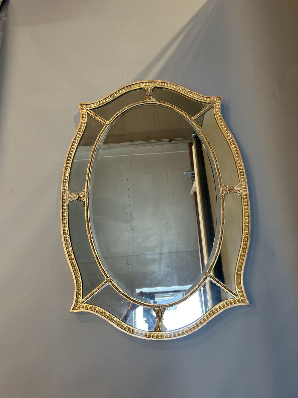 George III Gilt Overmantel Mirror View IV