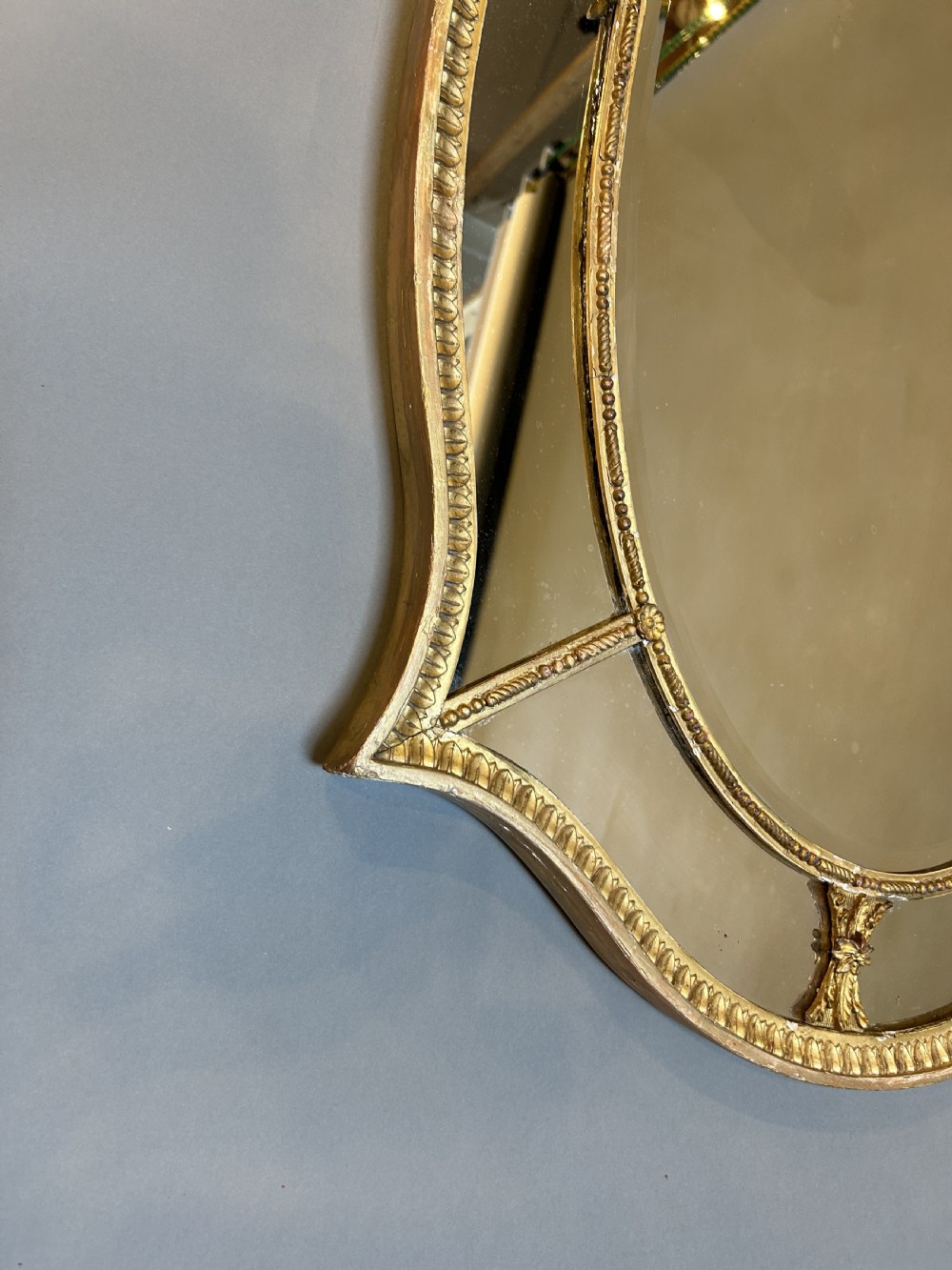 George III Gilt Overmantel Mirror View X