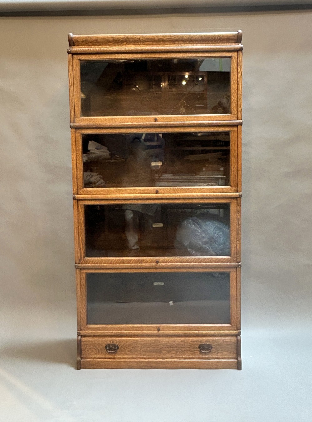 Globe Wernicke Stacking Bookcase Of Larger Sections View III