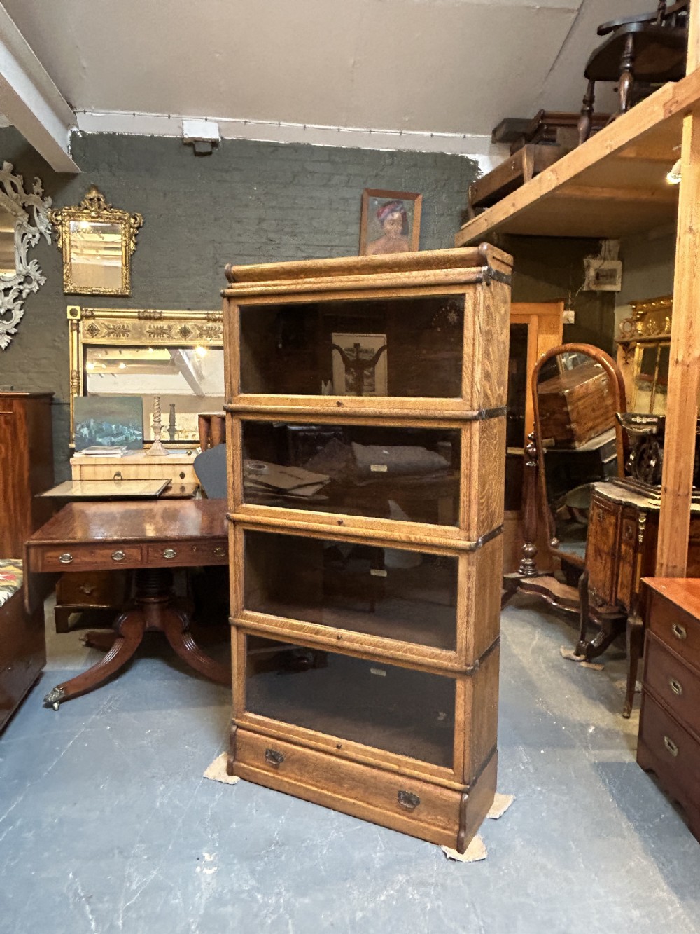 Globe Wernicke Stacking Bookcase Of Larger Sections View VII