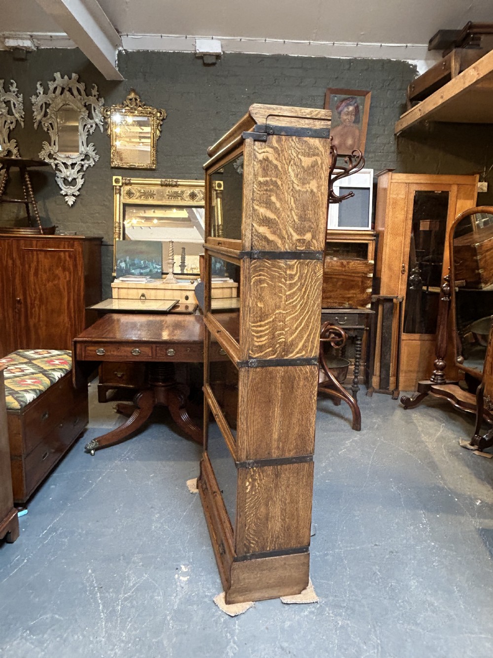 Globe Wernicke Stacking Bookcase Of Larger Sections View VIII