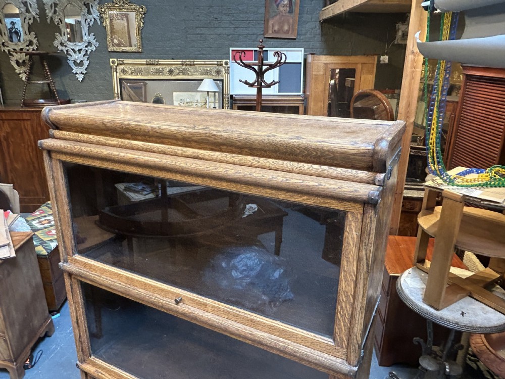 Globe Wernicke Stacking Bookcase Of Larger Sections View XI