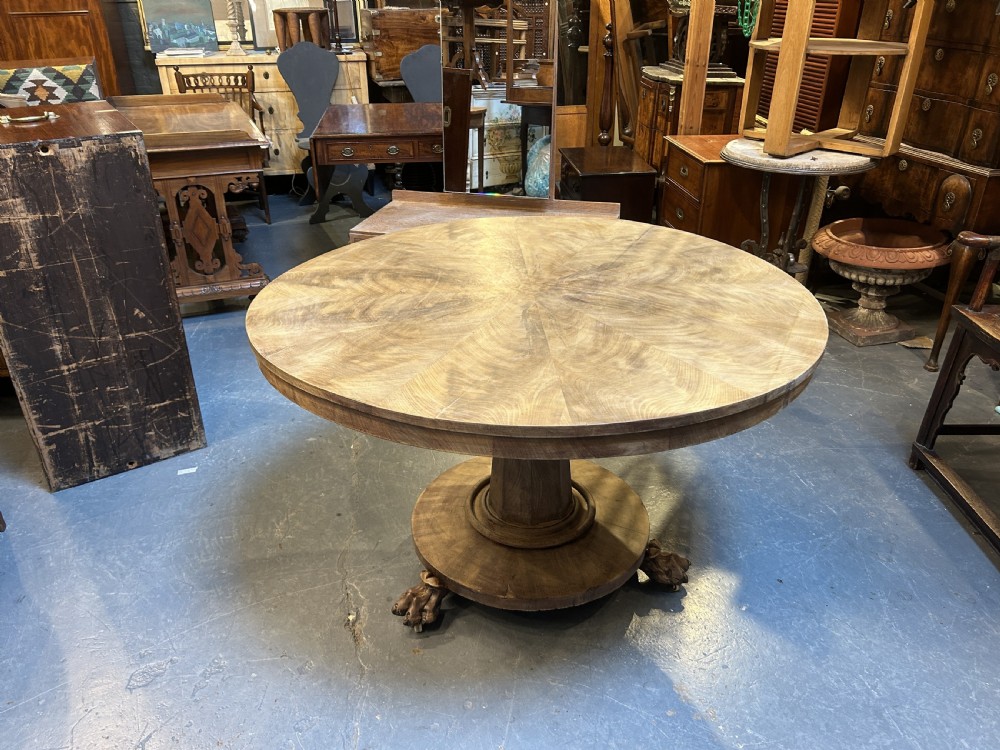 C19th Mahogany Breakfast Table View VII
