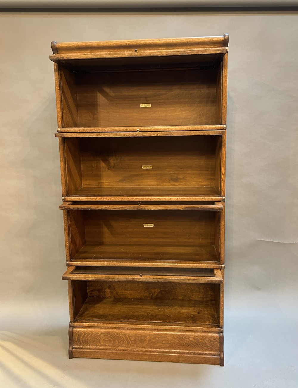 globe wernicke bookcase of 4 larger sections View V