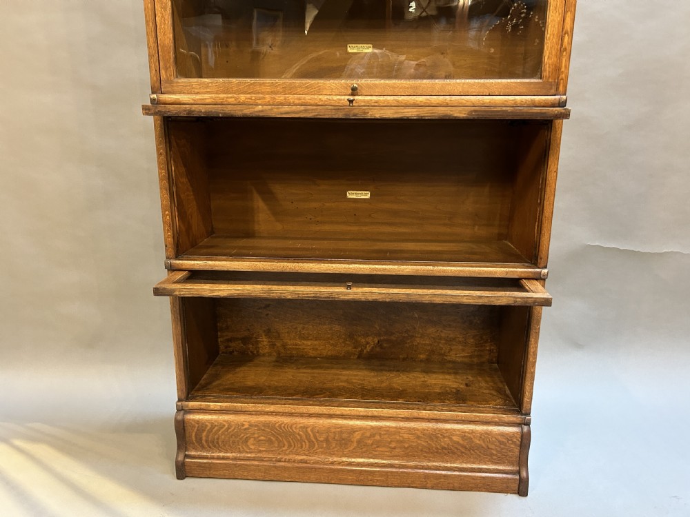 globe wernicke bookcase of 4 larger sections View VII