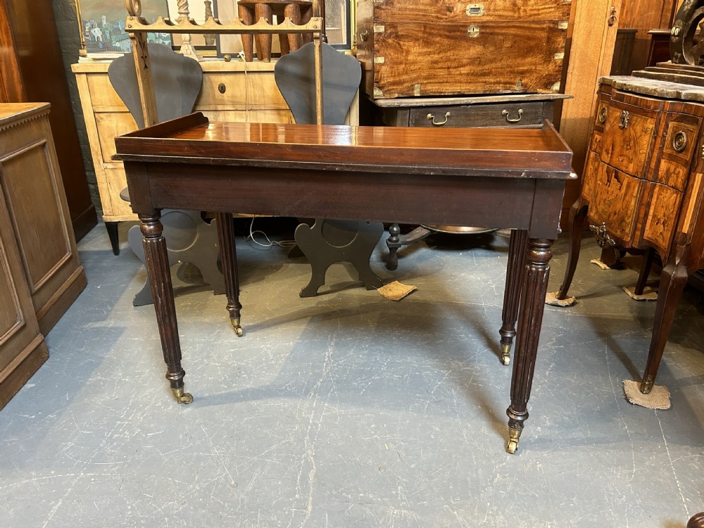 C19th Mahogany Writing Table, Attributed Gillows View VII