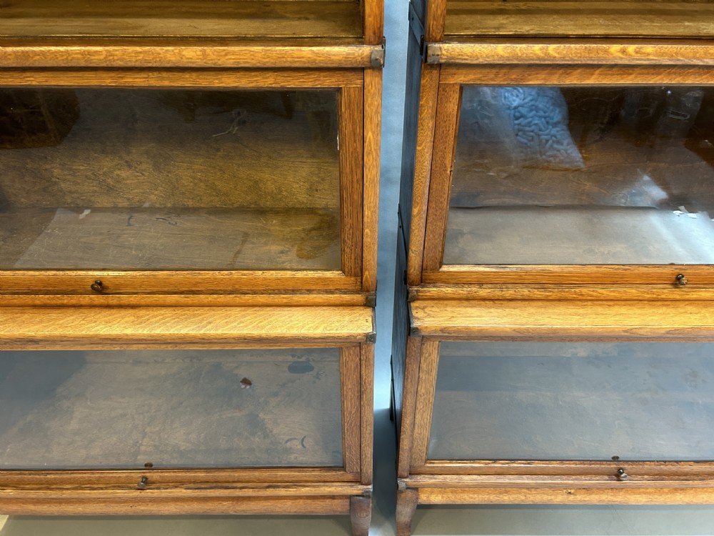 Pair Globe Wernicke Bookcases View IV
