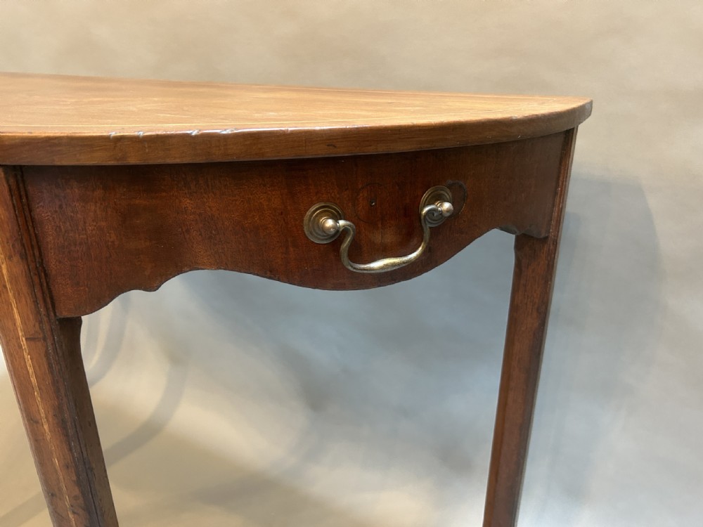 George III Demi Lune console Table View III