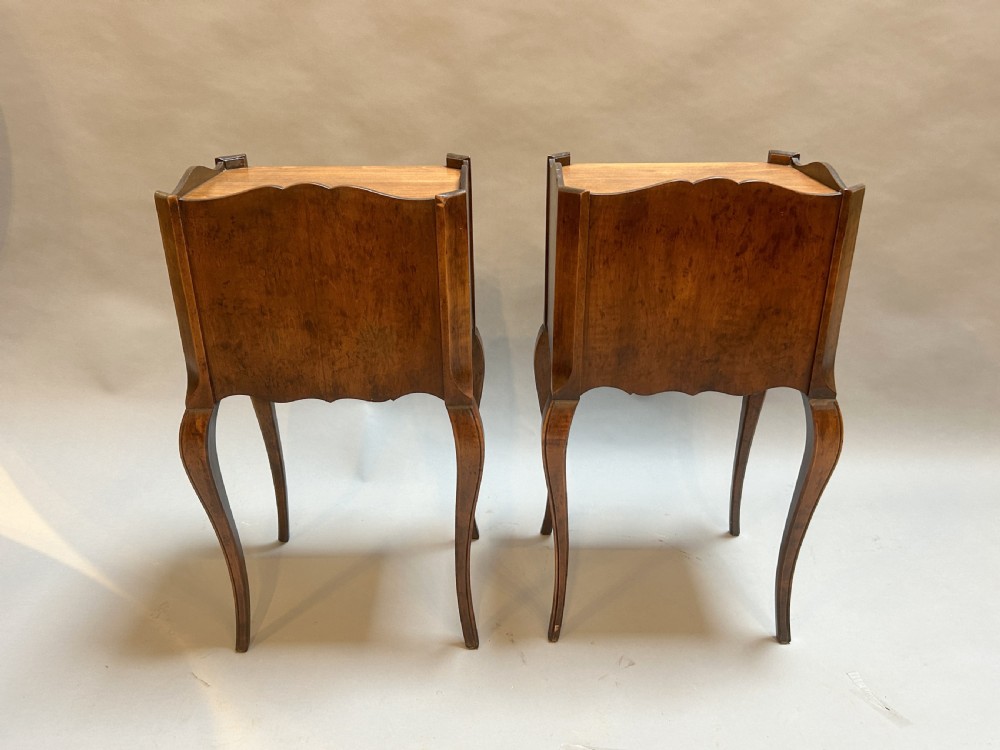 pair of French bedside cabinets View II