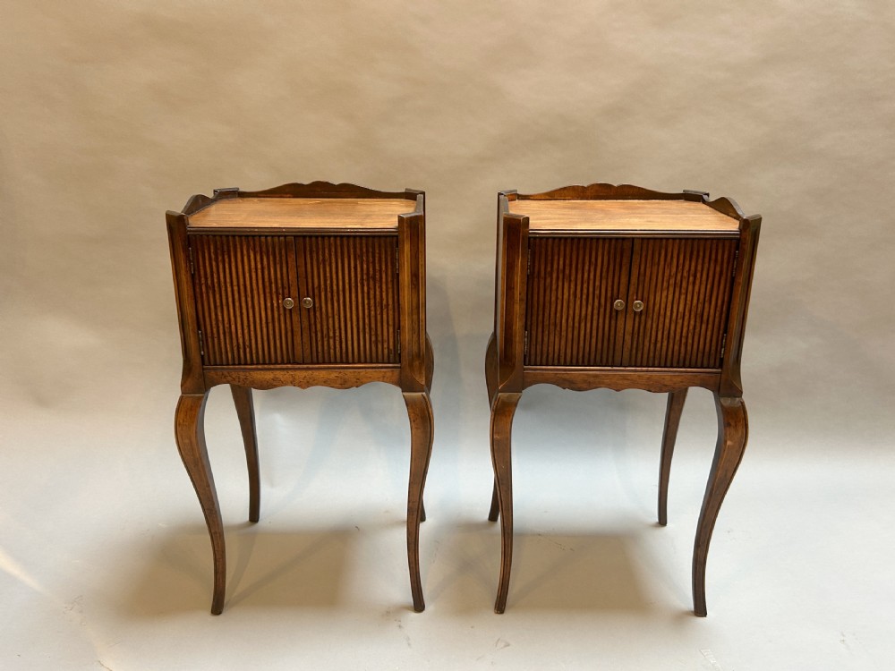 pair of French bedside cabinets View VI