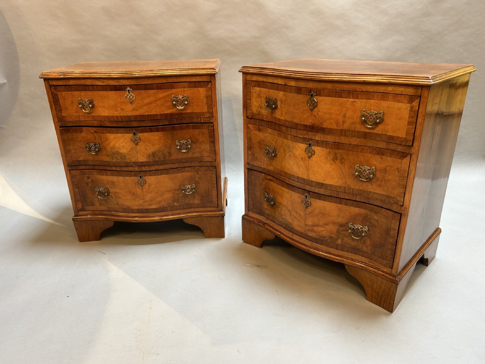 Pair Georgian Revival Chest Of Drawers View II
