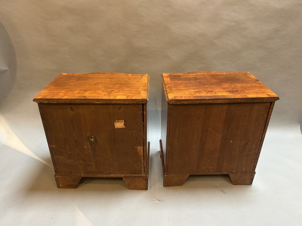 Pair Georgian Revival Chest Of Drawers View III