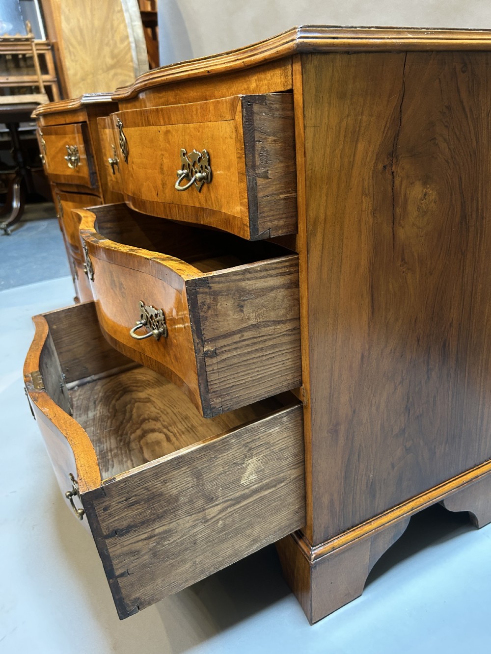 Pair Georgian Revival Chest Of Drawers View IV