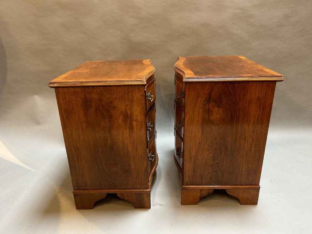Pair Georgian Revival Chest Of Drawers View V
