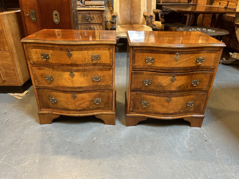 Pair Georgian Revival Chest Of Drawers View IX