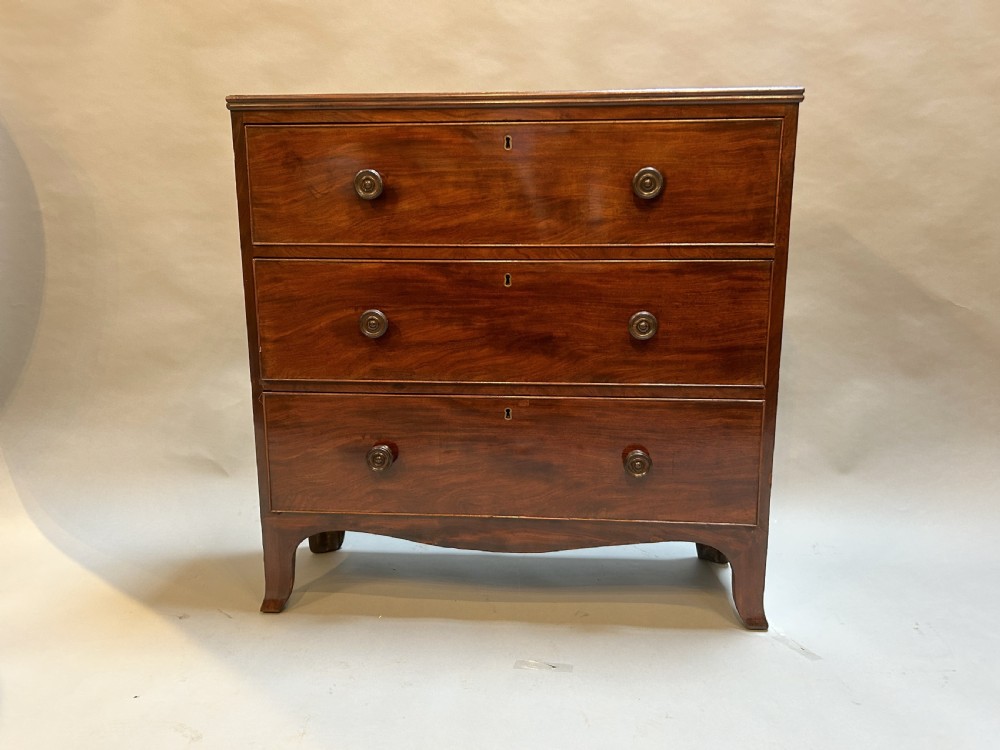 C19th Mahogany Hall Chest Of Drawers View V