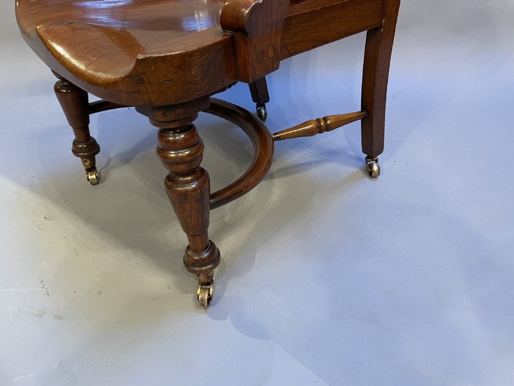 Victorian Mahogany Desk Chair View II