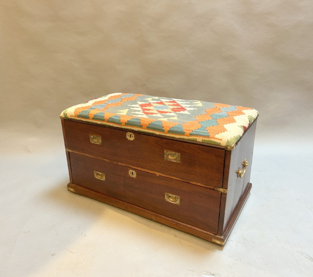 Campaign Low Chest Of Drawers