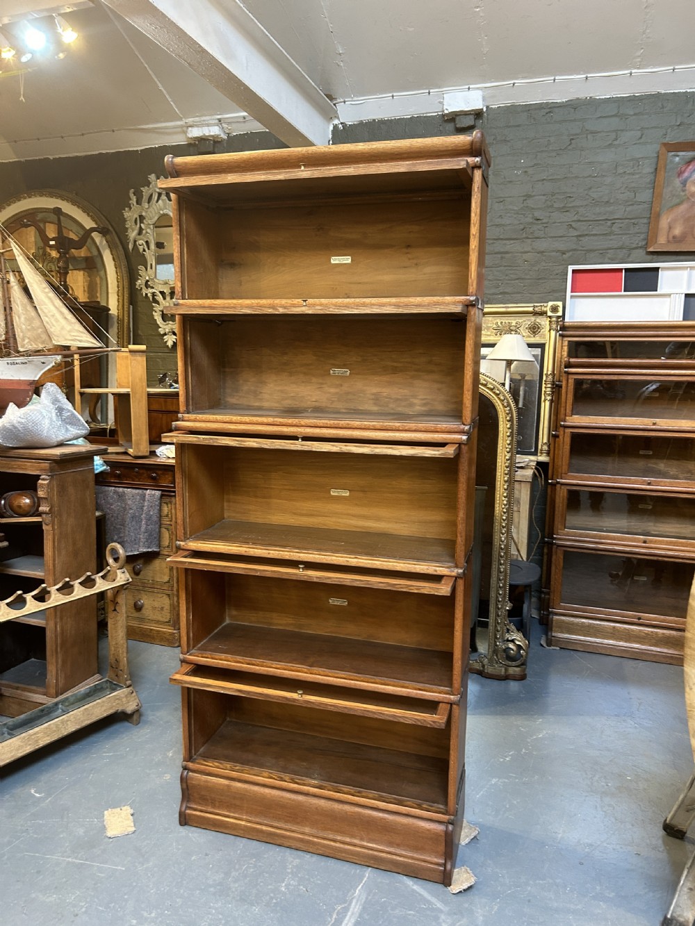 Globe Wernicke Bookcase Of Larger Sections View VIII