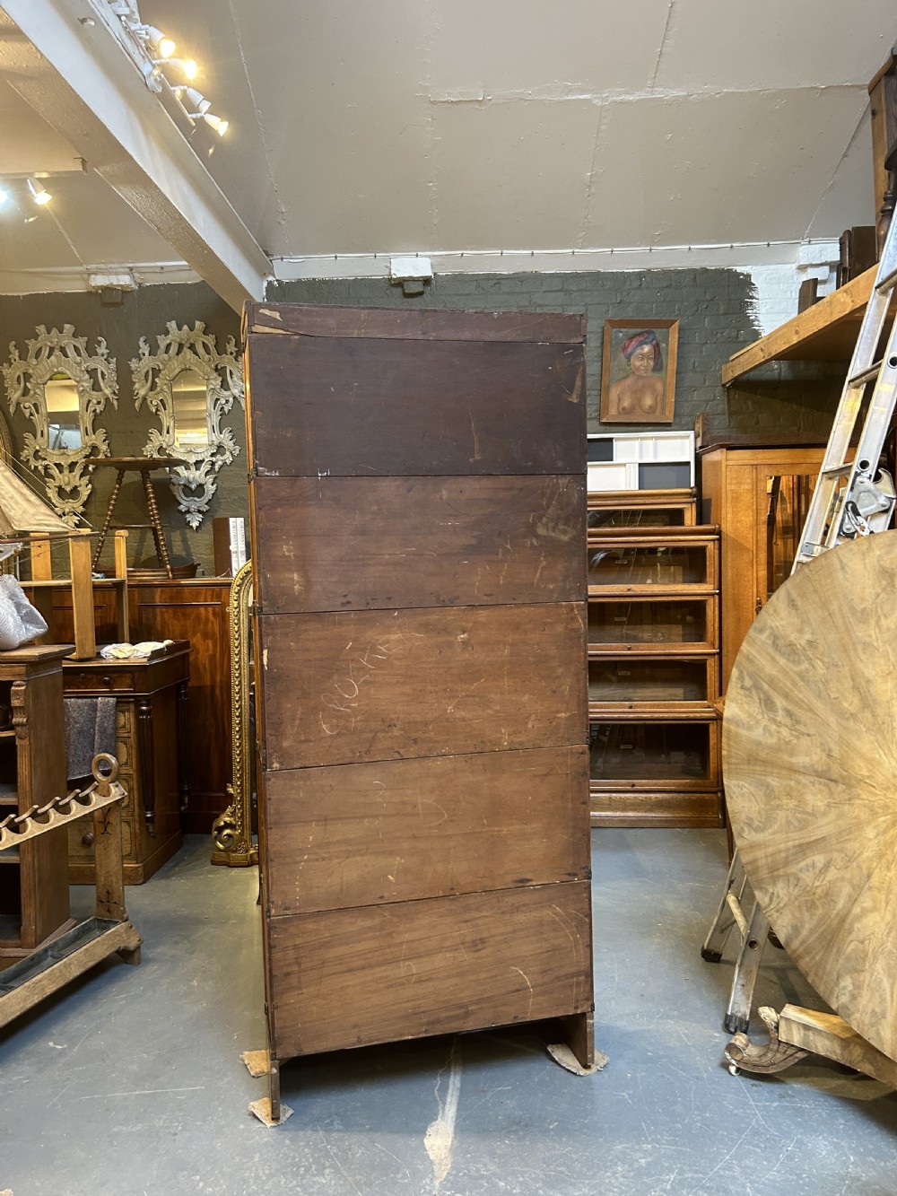 Globe Wernicke Bookcase Of Larger Sections View X