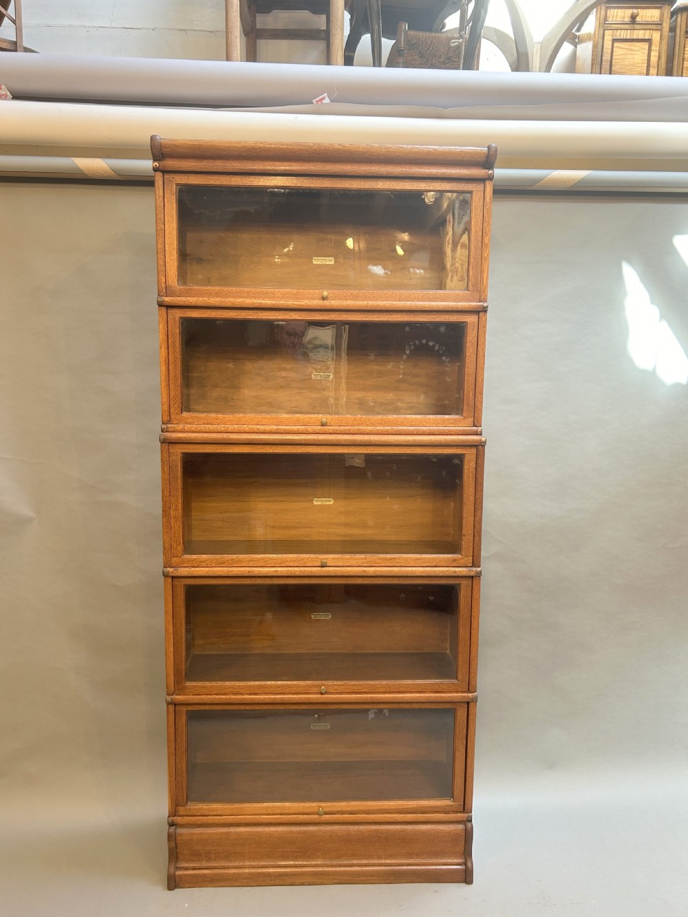 Globe Wernicke Bookcase Of Larger Sections View XII