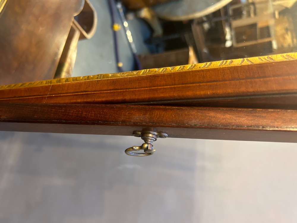 George III mahogany dressing table mirror View IV