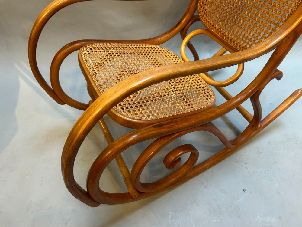 Vintage bentwood rocking chair View II