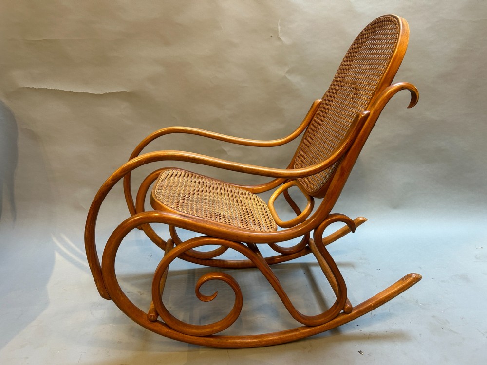 Vintage bentwood rocking chair View III