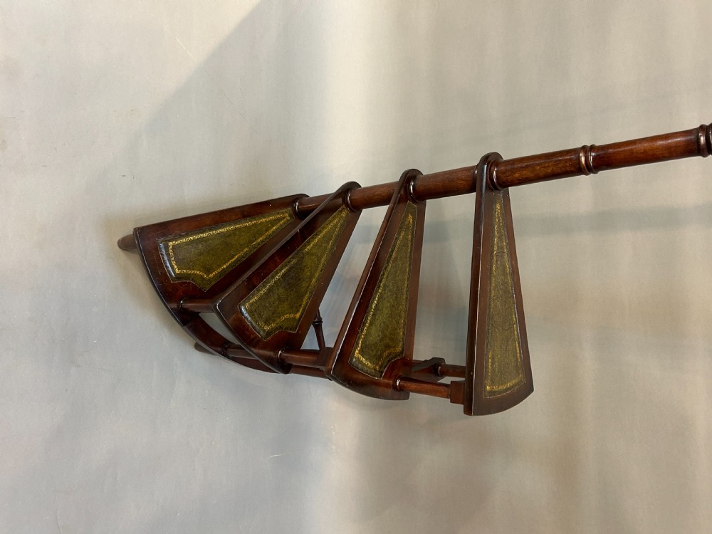spiral mahogany Library steps View II