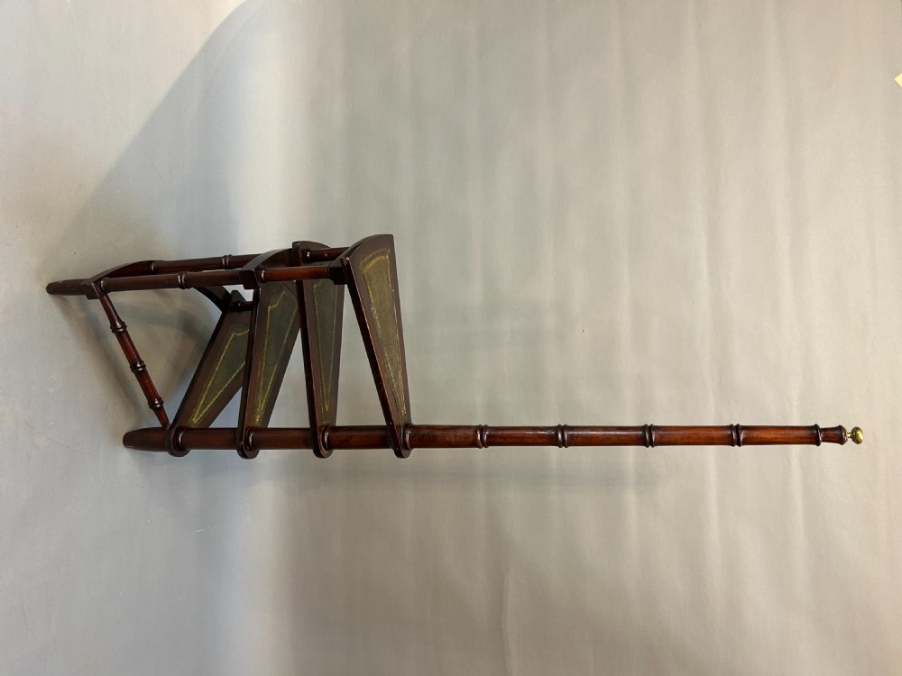 spiral mahogany Library steps View V
