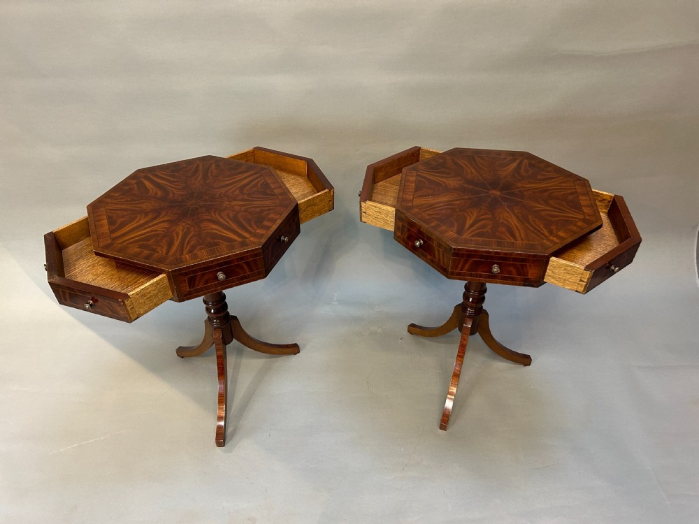 pair Georgian revival side tables View IV