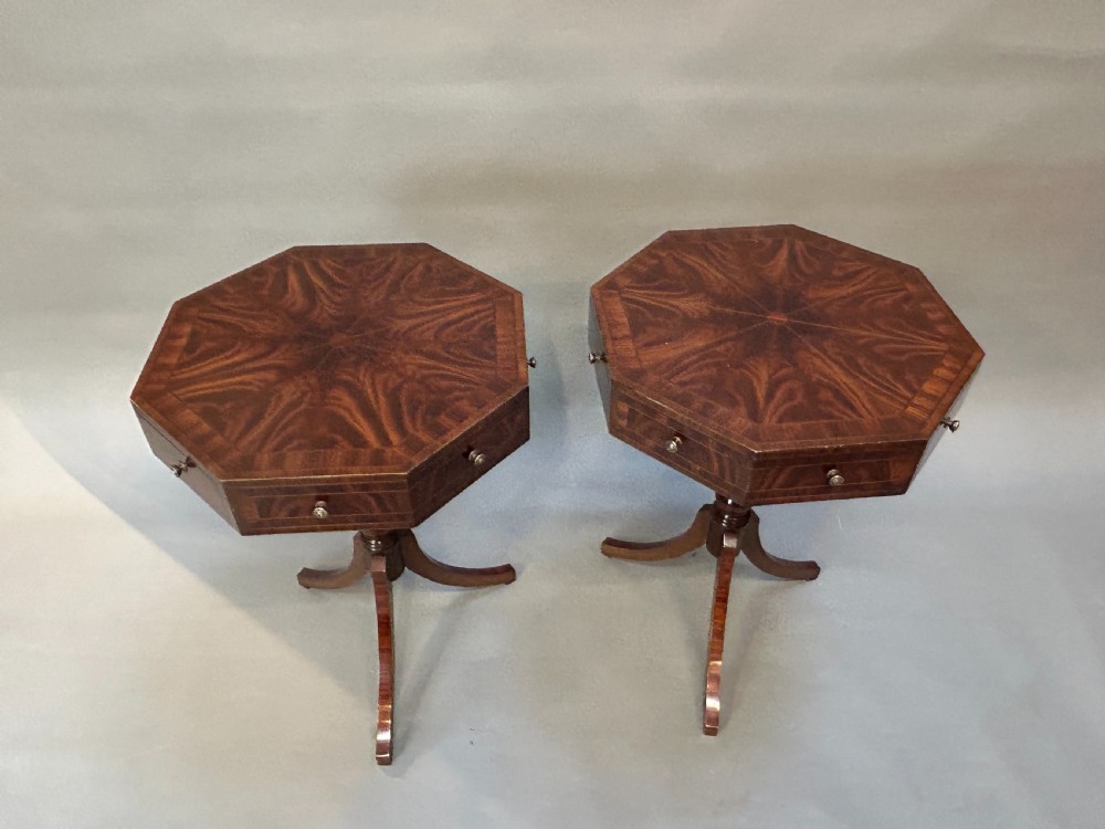 pair Georgian revival side tables View VII