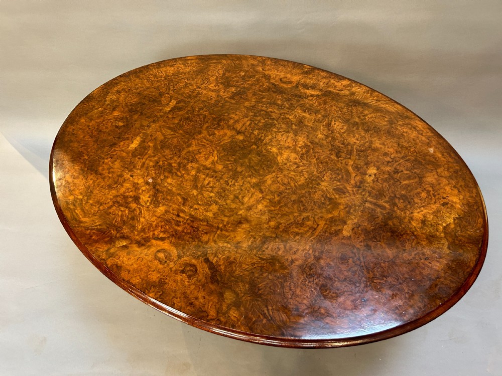 Victorian Burr Walnut Coffee Table View III